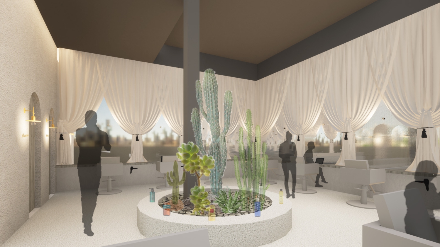 長崎港の美容室